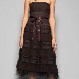 BCBGMaxAzria Strapless Black Dress